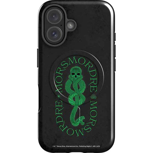 Wizarding Worlds Harry Potter Morsmorder Death Eater Dark Mark iPhone 16 Plus Magsafe Impact Case