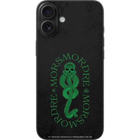 Wizarding Worlds Harry Potter Morsmorder Death Eater Dark Mark iPhone 16 Plus Skin