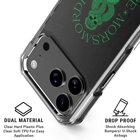 Wizarding Worlds Harry Potter Morsmorder Death Eater Dark Mark iPhone 18 Pro Clear Case
