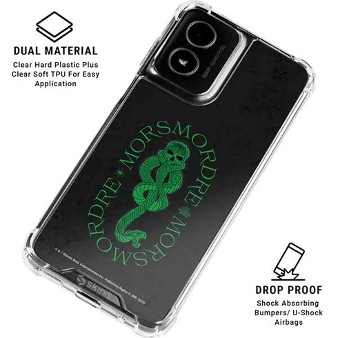 Wizarding Worlds Harry Potter Morsmorder Death Eater Dark Mark Moto G Power 5G (2024) Clear Case
