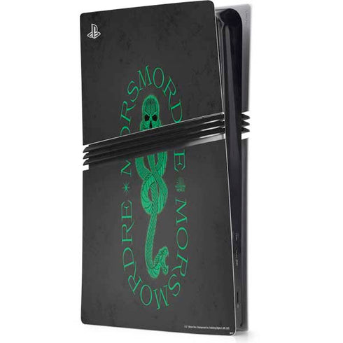 Wizarding Worlds Harry Potter Morsmorder Death Eater Dark Mark PS5 Pro Console Skin