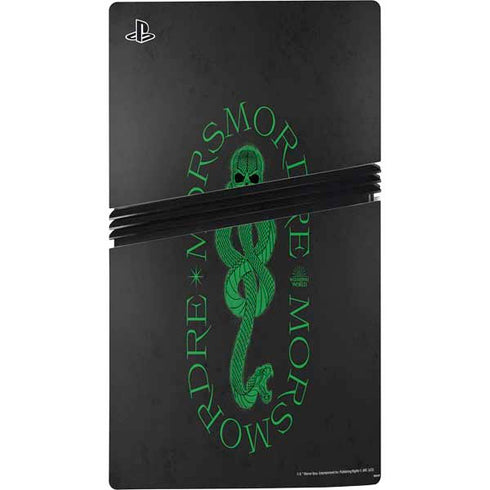 Wizarding Worlds Harry Potter Morsmorder Death Eater Dark Mark PS5 Pro Console Skin