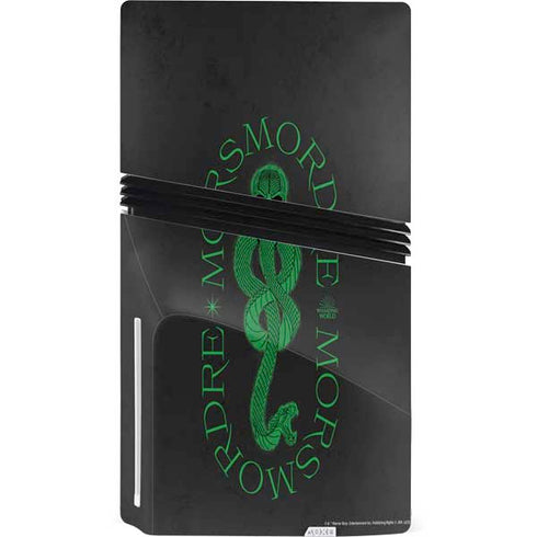 Wizarding Worlds Harry Potter Morsmorder Death Eater Dark Mark PS5 Pro Disk Console Skin