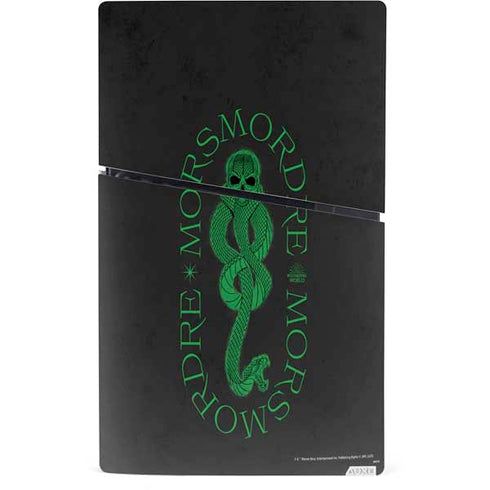 Wizarding Worlds Harry Potter Morsmorder Death Eater Dark Mark PS5 Slim Digital Edition Console Skin