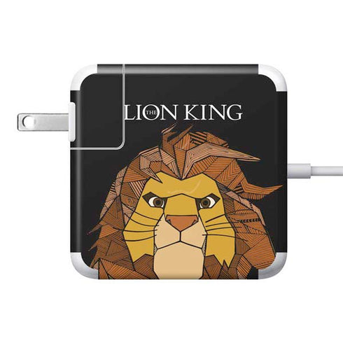 Disney The Lion King Mosaic Simba Art 85W Power Adapter (15 and 17 inch MacBook Pro Charger) Skin