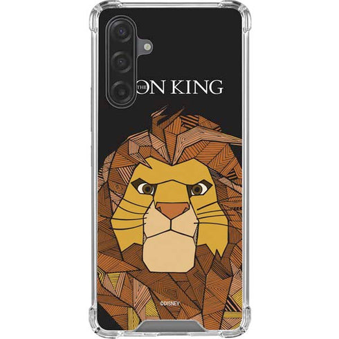 Disney The Lion King Mosaic Simba Art Galaxy A17 Clear Case