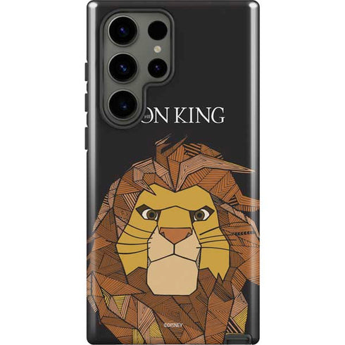 Disney The Lion King Mosaic Simba Art Galaxy S23 Ultra Pro Case