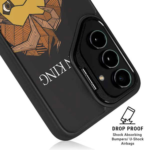 Disney The Lion King Mosaic Simba Art Galaxy S25 Kickstand Case
