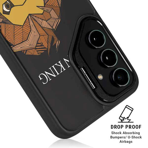 Disney The Lion King Mosaic Simba Art Galaxy S25 Plus Kickstand Case