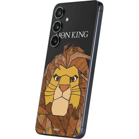 Disney The Lion King Mosaic Simba Art Galaxy S25 Plus Skin