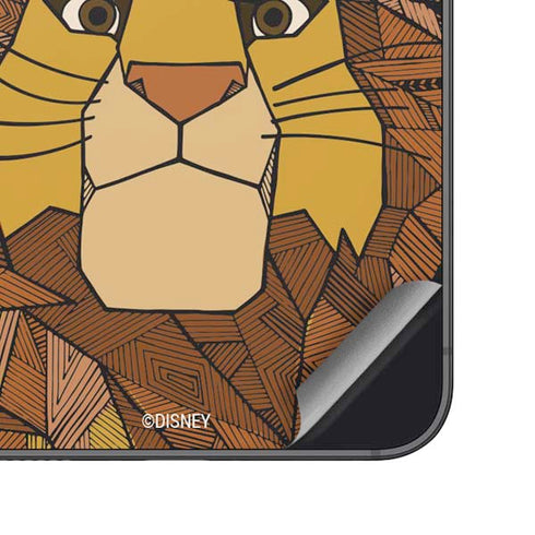 Disney The Lion King Mosaic Simba Art Galaxy S24 Plus Skin