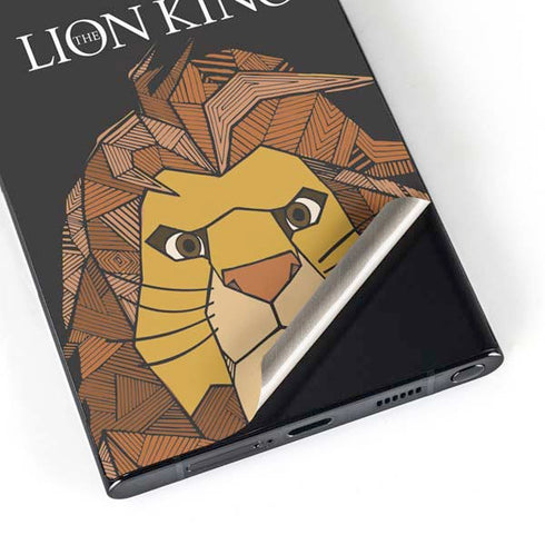 Disney The Lion King Mosaic Simba Art Galaxy S25 Ultra Skin