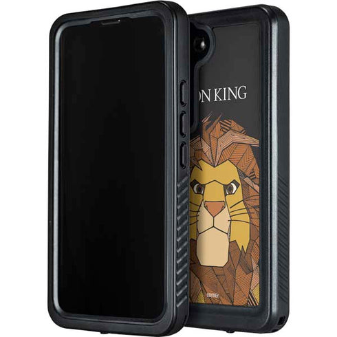 Disney The Lion King Mosaic Simba Art Galaxy S24 Waterproof Case