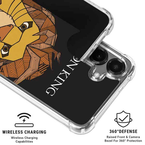 Disney The Lion King Mosaic Simba Art Galaxy S26 Clear Case