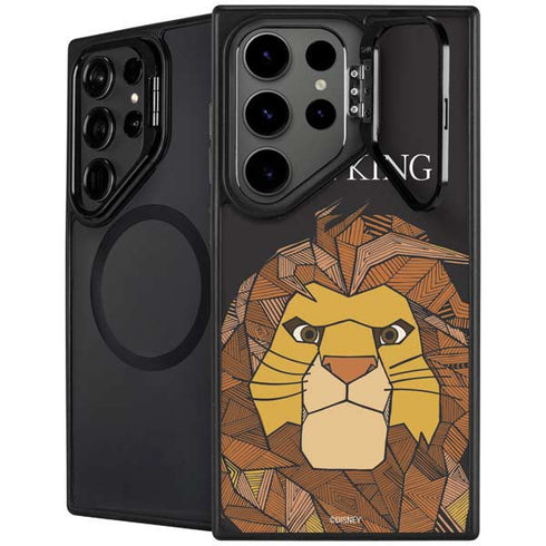 Disney The Lion King Mosaic Simba Art Galaxy S26 Ultra Kickstand Case