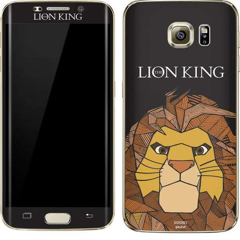 Disney The Lion King Mosaic Simba Art Galaxy S7 Edge Skin