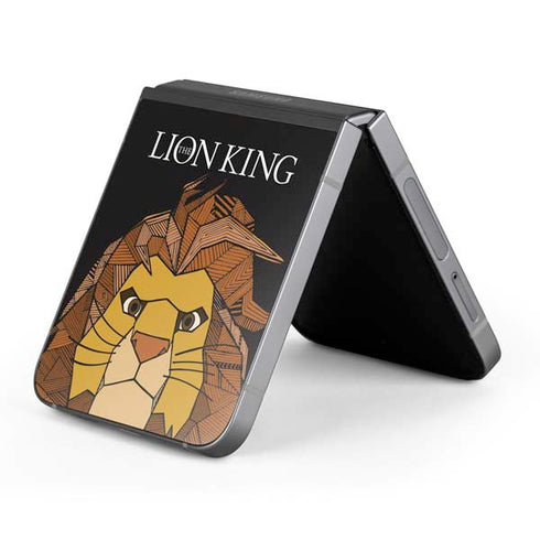 Disney The Lion King Mosaic Simba Art Galaxy Z Flip6 Skin