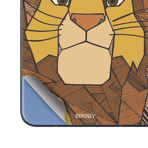Disney The Lion King Mosaic Simba Art Galaxy Z Fold5 5G Skin