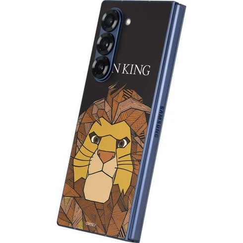 Disney The Lion King Mosaic Simba Art Galaxy Z Fold6 Skin