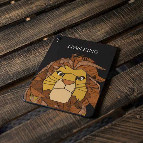 Disney The Lion King Mosaic Simba Art Apple iPad Pro Skin