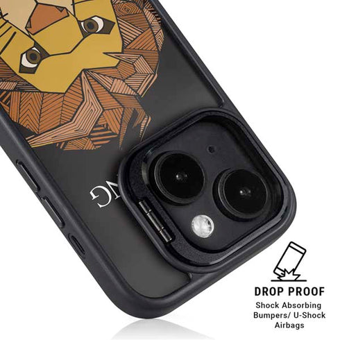 Disney The Lion King Mosaic Simba Art iPhone 15 Kickstand Case