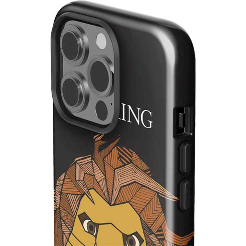 Disney The Lion King Mosaic Simba Art iPhone 15 Pro Impact Case