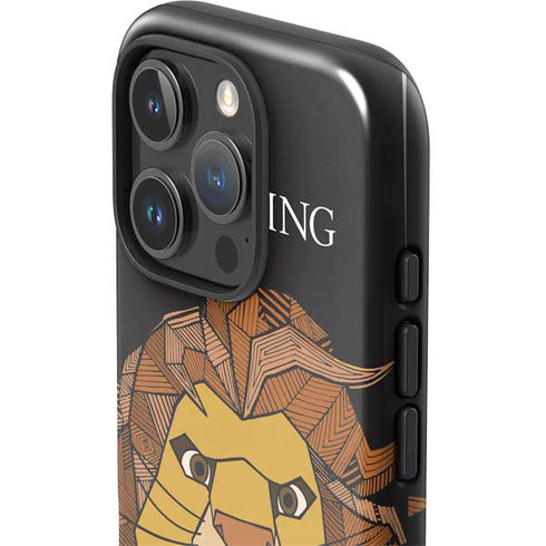 Disney The Lion King Mosaic Simba Art iPhone 16 Pro Impact Case