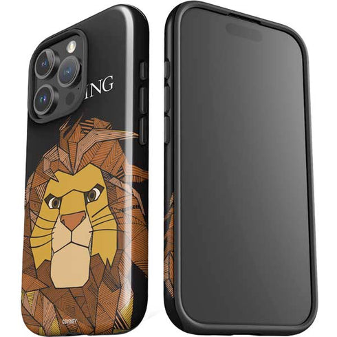 Disney The Lion King Mosaic Simba Art iPhone 16 Pro Max Impact Case