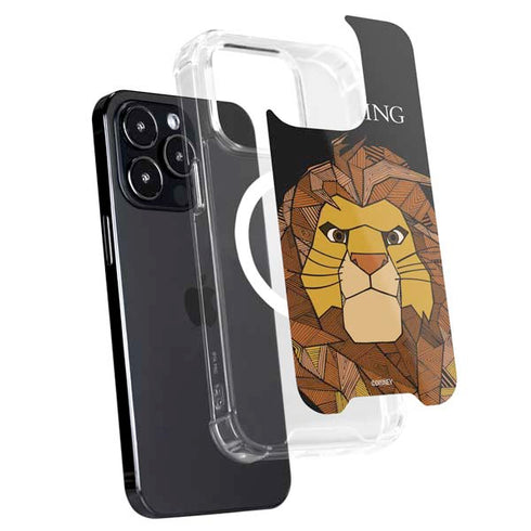 Disney The Lion King Mosaic Simba Art iPhone 16 Pro Max MagSafe Case