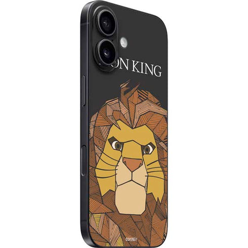 Disney The Lion King Mosaic Simba Art iPhone 16 Skin