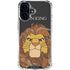 Disney The Lion King Mosaic Simba Art iPhone 17 Clear Case