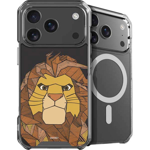 Disney The Lion King Mosaic Simba Art iPhone 18 Pro Max MagSafe Case