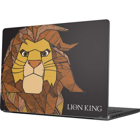 Disney The Lion King Mosaic Simba Art Apple MacBook Pro 14-inch Skin