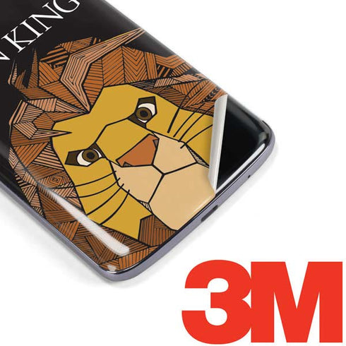 Disney The Lion King Mosaic Simba Art Moto E5 Plus Skin