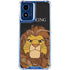 Disney The Lion King Mosaic Simba Art Moto G Play 4G (2024) Clear Case