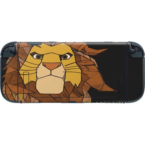 Disney The Lion King Mosaic Simba Art Nintendo Switch 2 (2025) with Joy-Con Skin