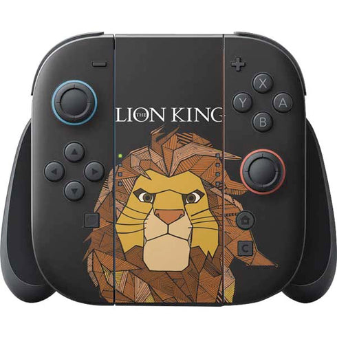 Disney The Lion King Mosaic Simba Art Nintendo Skins