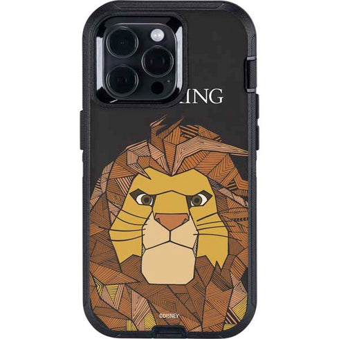 Disney The Lion King Mosaic Simba Art Otterbox Defender iPhone Skin