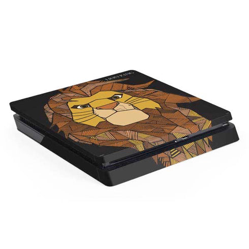 Disney The Lion King Mosaic Simba Art PS4 Slim Skin