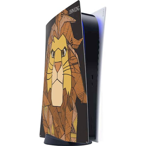 Disney The Lion King Mosaic Simba Art PlayStation PS5 Skins