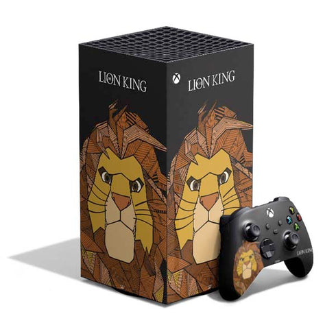 Disney The Lion King Mosaic Simba Art XBox Series X Digital Edition Bundle Skin