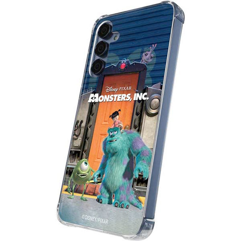 Disney Monsters Inc. Movie Poster Galaxy A35 5G Clear Case