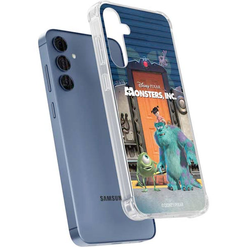 Disney Monsters Inc. Movie Poster Galaxy A55 5G Clear Case