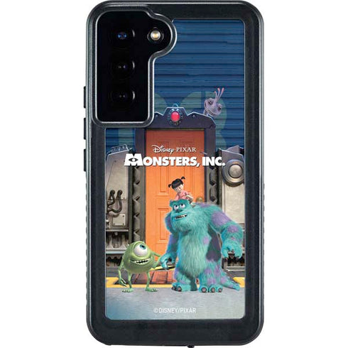 Disney Monsters Inc. Movie Poster Galaxy S24 Plus Waterproof Case