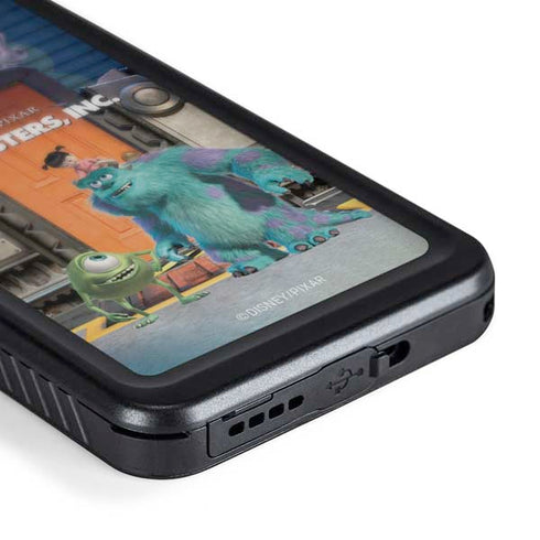 Disney Monsters Inc. Movie Poster Galaxy S24 Plus Waterproof Case