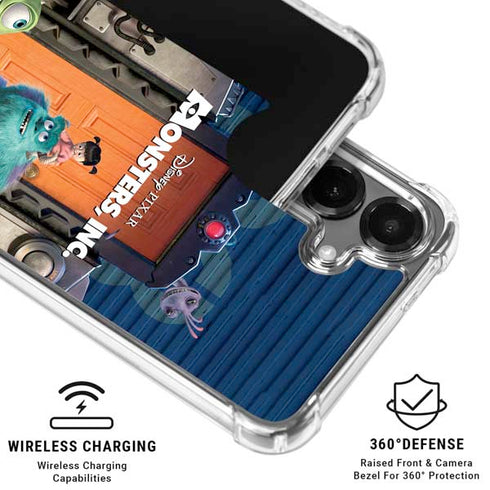 Disney Monsters Inc. Movie Poster Galaxy S26 Plus Clear Case
