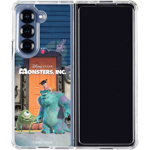 Disney Monsters Inc. Movie Poster Galaxy Z Fold6 Clear Case