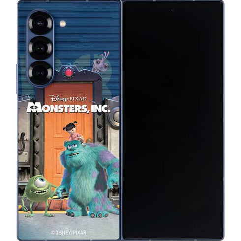 Disney Monsters Inc. Movie Poster Galaxy Z Fold6 Skin