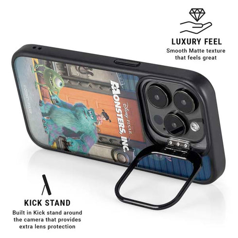 Disney Monsters Inc. Movie Poster iPhone 13 Pro Kickstand Case
