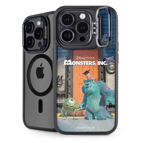 Disney Monsters Inc. Movie Poster iPhone 14 Pro Max Kickstand Case